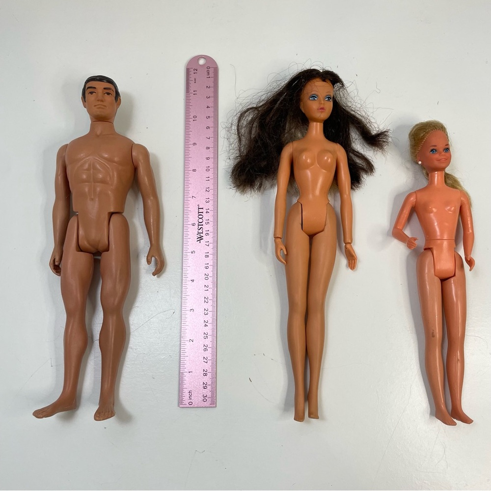 Vintage 1974 -1978  Mattel Ken Barbie Dolls Lot of 3 Bundle
